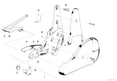 E21 318 M10 Sedan / Seats/  Fitting F Reclining Front Seat