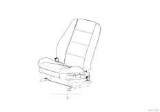 E36 318tds M41 Touring / Seats/  Mechanically Adjustable Front Seat