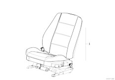 E36 318is M42 Sedan / Seats/  Electrically Adjustable Front Seat