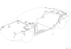 E38 740iL M60 Sedan / Vehicle Electrical System/  Main Wiring Harness