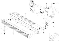 E46 M3 S54 Cabrio / Radiator/  Engine Oil Cooler