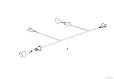 E31 850Ci M70 Coupe / Vehicle Electrical System Wiring Set-2