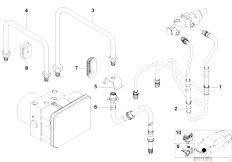 Z3 Z3 3.0i M54 Roadster / Brakes Front Brake Pipe Dsc-3