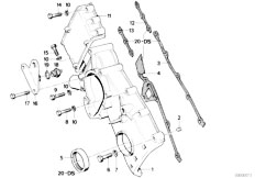 E21 318 M10 Sedan / Engine/  Timing Case