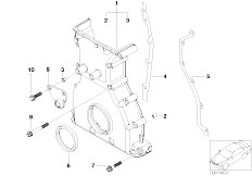 E46 M3 S54 Cabrio / Engine/  Timing Case