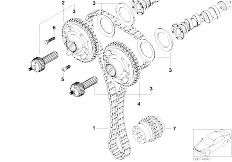 E85 Z4 M3.2 S54 Roadster / Engine/  Timing And Valve Train Timing Chain