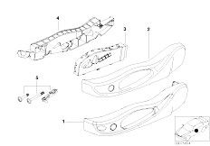 E46 M3 S54 Coupe / Seats/  Sports Seat Seat Actuation Single Parts