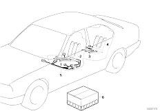 E32 735i M30 Sedan / Seats/  Seat Heating