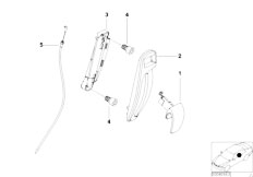 E46 330Cd M57N Cabrio / Seats/  Front Seat Backrest Unlocking