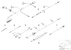 E39 525i M54 Sedan / Vehicle Electrical System/  Various Additional Wiring Sets