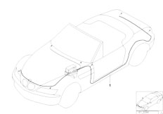 Z3 Z3 1.9 M43 Roadster / Vehicle Electrical System/  Main Wiring Harness