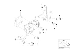 E52 Z8 S62 Roadster / Pedals Pedals Supporting Bracket