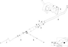 Z3 Z3 3.0i M54 Roadster / Fuel Supply Fuel Pipe