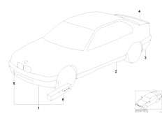 E34 525ix M50 Sedan / Vehicle Trim/  Aerodynamics Package