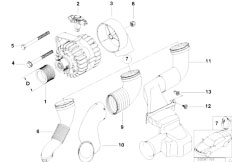 E46 320Ci M54 Cabrio / Engine Electrical System/  Alternator Parts 120a 140a Valeo