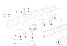 Z3 Z3 2.8 M52 Coupe / Engine/  Exhaust Manifold