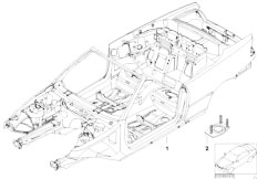 E46 323Ci M52 Cabrio / Bodywork Body Skeleton