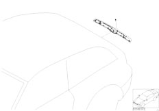 Z3 Z3 2.8 M52 Coupe / Bodywork/  Retrofit Trunk Lid Handle Chromed