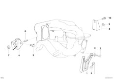 Z3 Z3 1.9 M44 Roadster / Engine/  Mounting Parts F Intake Manifold System