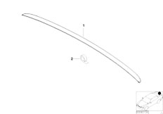 E39 525td M51 Sedan / Bodywork/  Bmw Motorsport Rear Wing