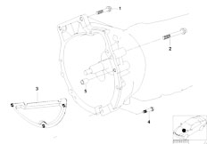 E46 318i N46 Touring / Automatic Transmission/  Gearbox Mounting