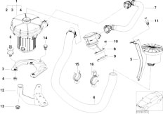 E46 318Ci N42 Cabrio / Engine/  Emission Control Air Pump