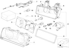 E36 318i M43 Cabrio / Lighting/  Single Components For Headlight Bosch