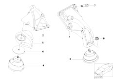 E46 318ti N46 Compact / Engine And Transmission Suspension/  Engine Suspension