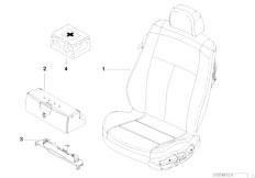 E46 328i M52 Touring / Seats/  Mechanically Adjustable Front Seat
