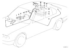 E32 735iL M30 Sedan / Audio Navigation Electronic Systems Supplementary Parts 2 Componente-2