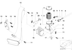 E46 318d M47 Touring / Fuel Preparation System/  Fuel Supply Filter