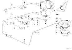 E30 325i M20 4 doors / Audio Navigation Electronic Systems/  Single Components Stereo System