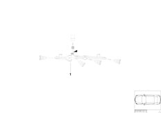 E60 550i N62N Sedan / Engine Electrical System/  Engine Wiring Harness Fuel Injectors