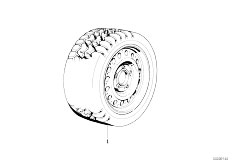 E46 318Ci N46 Cabrio / Wheels/  Winter Wheel Tyre Steel