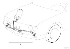 E39 520i M52 Sedan / Vehicle Electrical System/  Retrofit Kit Headlight Cleaning System-2