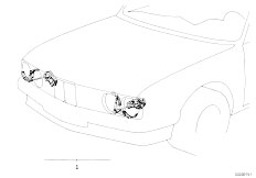 E30 318i M40 4 doors / Vehicle Electrical System/  Headlight Cleaning System