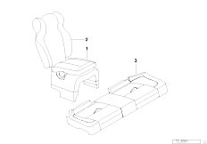 E36 323i M52 Touring / Universal Accessories/  Integrated Child Seats-2