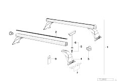 E46 320d M47 Touring / Universal Accessories/  Rack Support