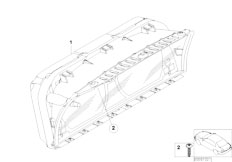 E67 760LiS N73 Sedan / Instruments Measuring Systems Instrument Cluster