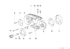E36 320i M52 Cabrio / Engine/  Timing Gear Timing Chain Top