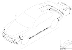 E46 320i M54 Touring / Vehicle Trim/  Retrofit Kit M Aerodyn Package