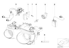 E46 316ti N46 Compact / Lighting/  Headlight Electronic Parts Xenon Light