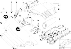 E46 318d M47 Touring / Fuel Preparation System/  Intake Silencer