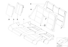 E46 318Ci N46 Cabrio / Seats/  Rear Cover