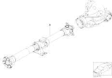 E85 Z4 3.0i M54 Roadster / Drive Shaft Drive Shaft Swivel Joint