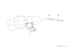 E36 318i M40 Sedan / Vehicle Trim/  Fine Wood Trim-2