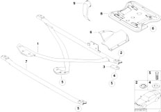 E36 318i M43 Cabrio / Vehicle Trim Various Body Parts