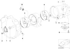 E36 316i M43 Coupe / Automatic Transmission/  A4s 270r 310r Mounting Parts Gaskets