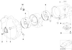 Z3 Z3 2.8 M52 Coupe / Automatic Transmission/  A4s 270r 310r Mounting Parts Gaskets