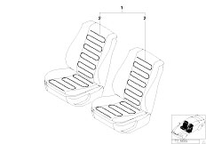 E30 318i M10 4 doors / Seats/  Installing Set Heated Seat Front